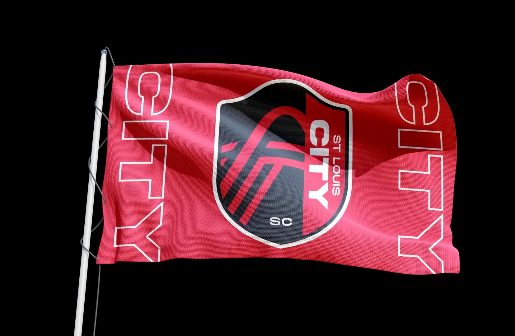 St Louis City Soccer 3x5 Flag