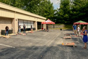 Group Cornhole